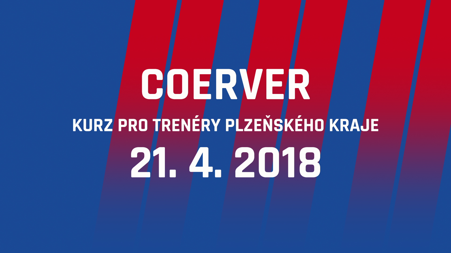 Coerver coaching pořádá ve spolupráci s Viktorií kurz pro trenéry z Plzeňského kraje