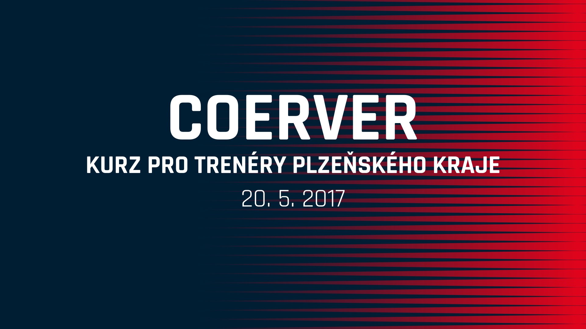 Coerver coaching pořádá ve spolupráci s Viktorií kurz pro trenéry z Plzeňského kraje