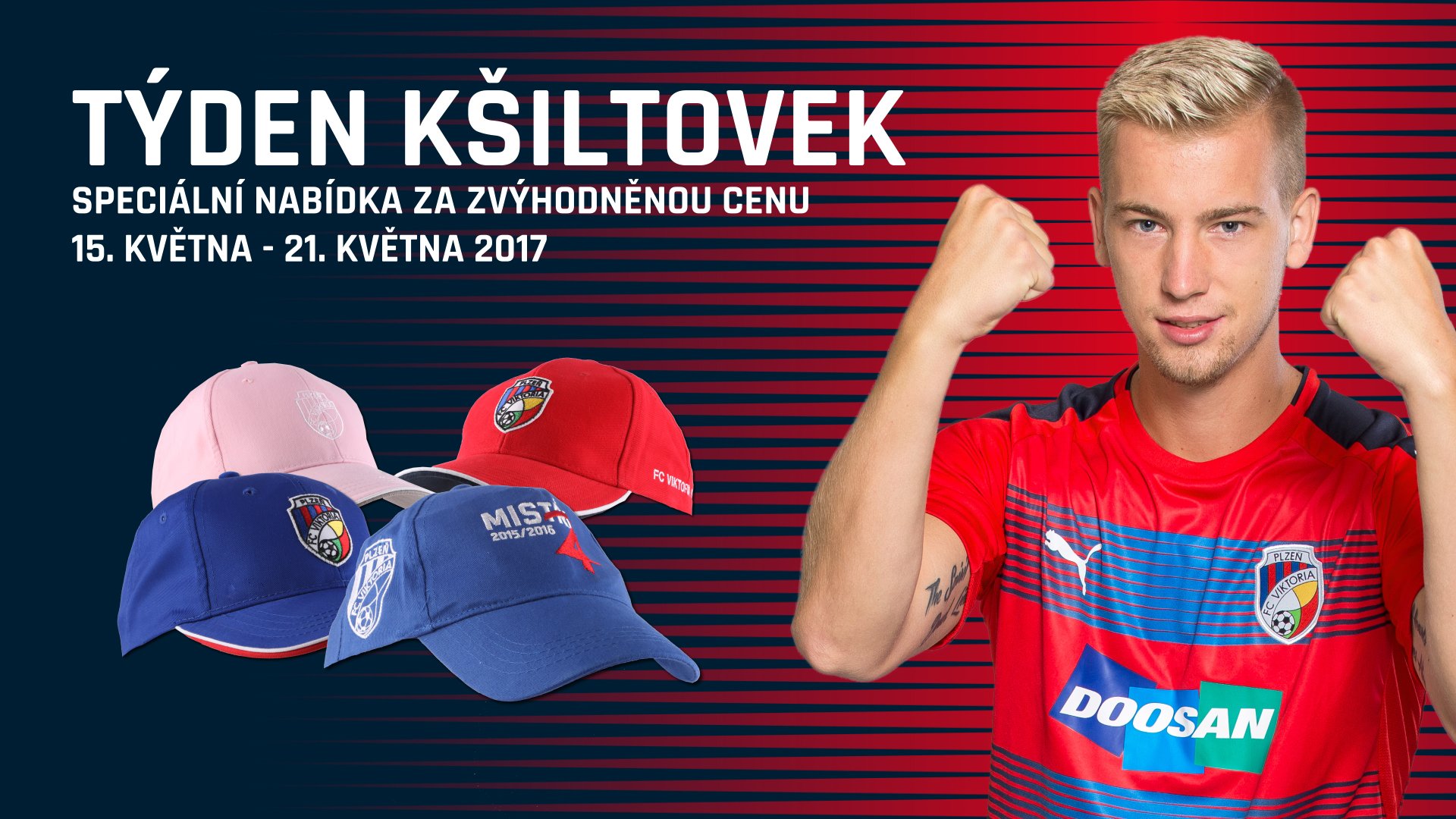 Speciální nabídka ve Viktoria shopu: Týden kšiltovek!