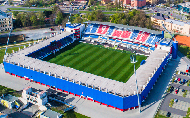 Doosan Arena getting ready for the biggest match in the club's history