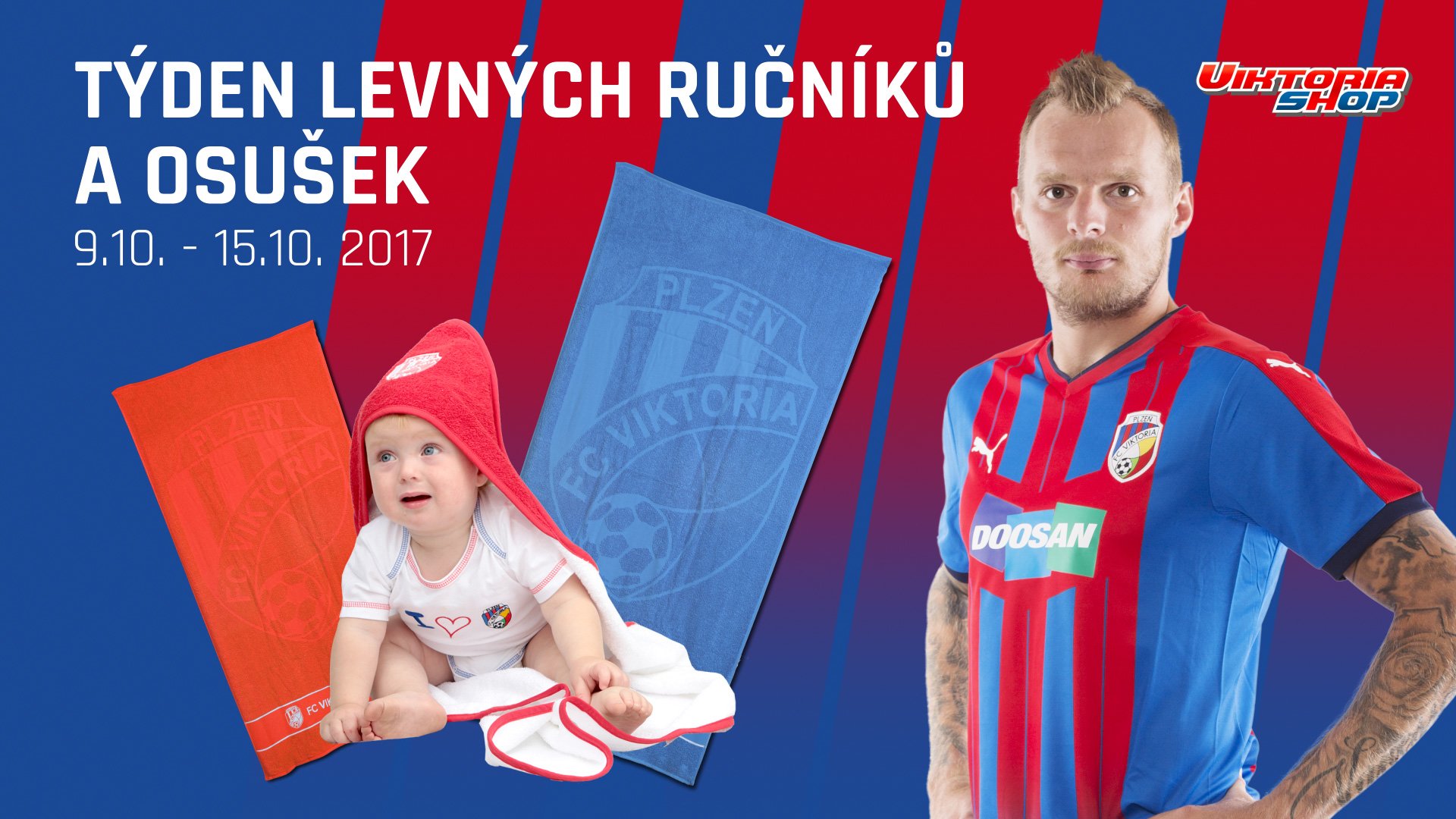Speciální nabídka ve Viktoria shopu: Týden levných ručníků a osušek