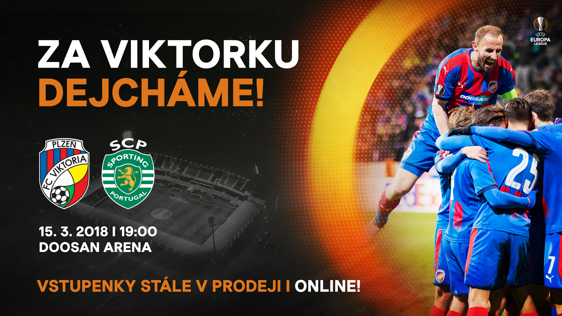 Nenechte si ujít zápas Viktorie se Sportingem CP