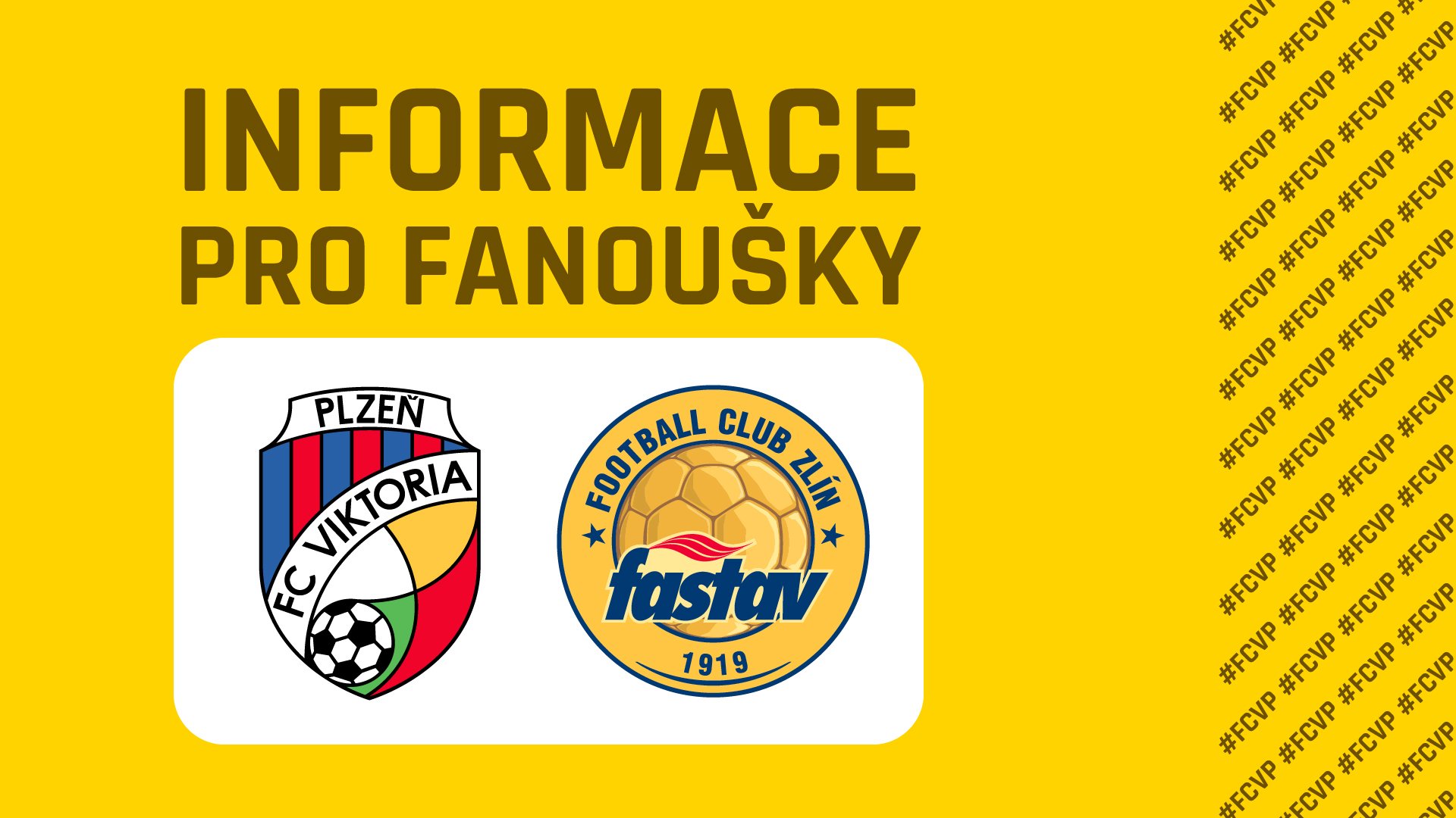 Důležité informace pro fanoušky před zápasem se Zlínem