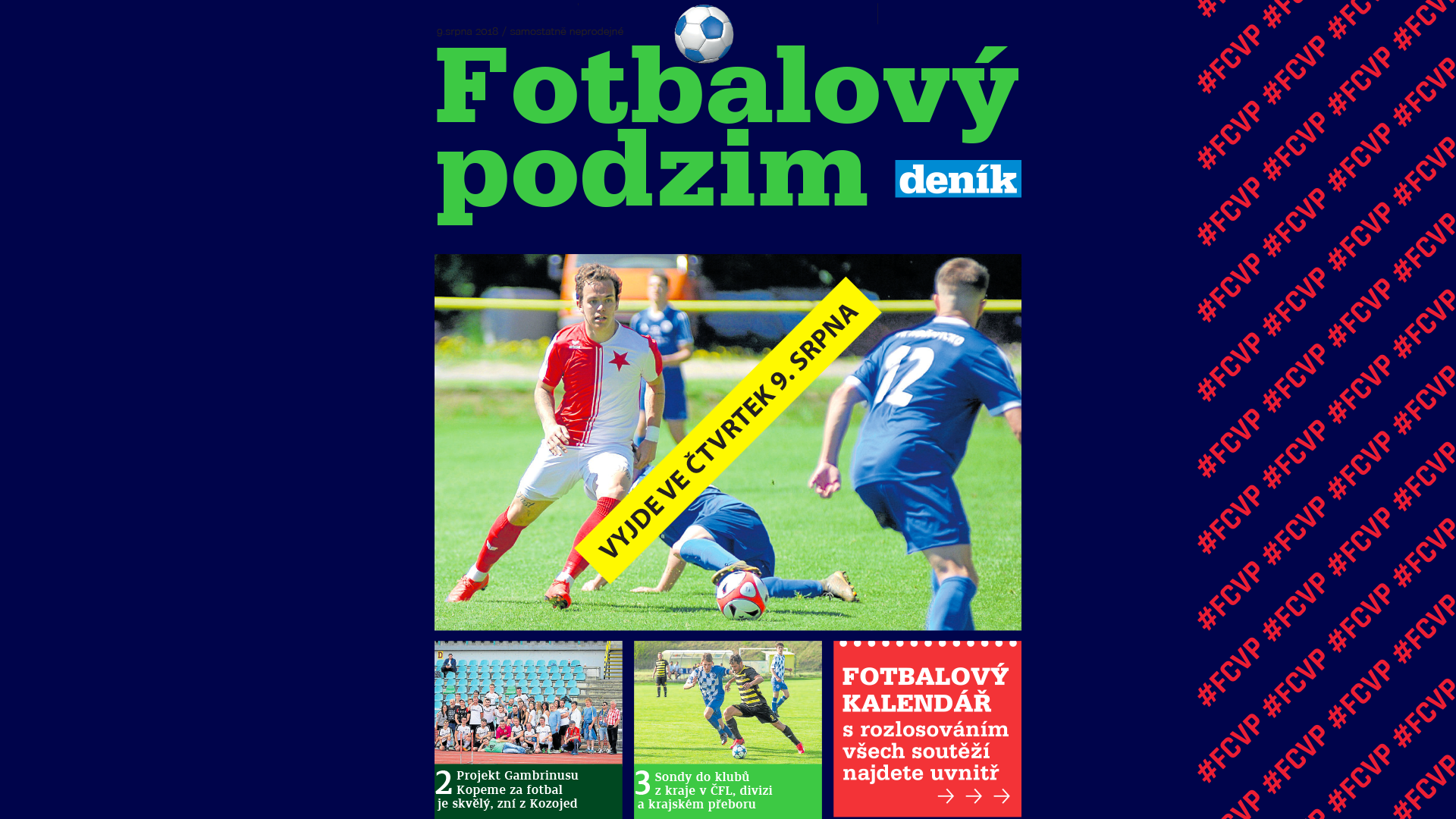 V Deníku vyjde příloha Fotbalový podzim