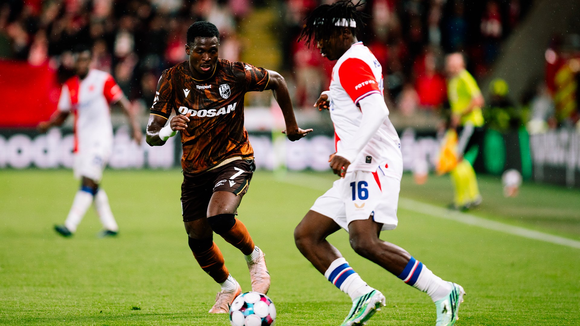Plze� came close to earning points at Eden but ultimately left empty-handed