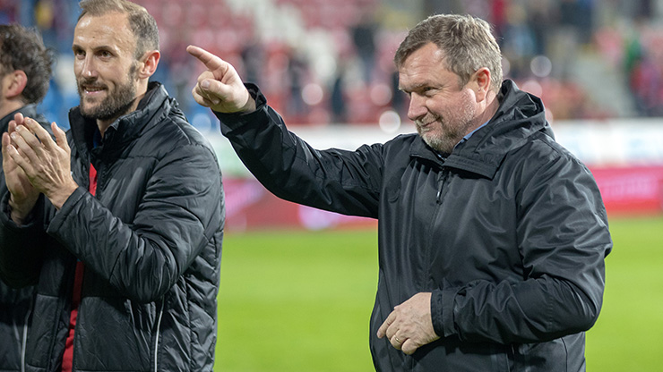 Fanoušci nám zase strašně pomohli, chválil Pavel Vrba po výhře nad Slavií