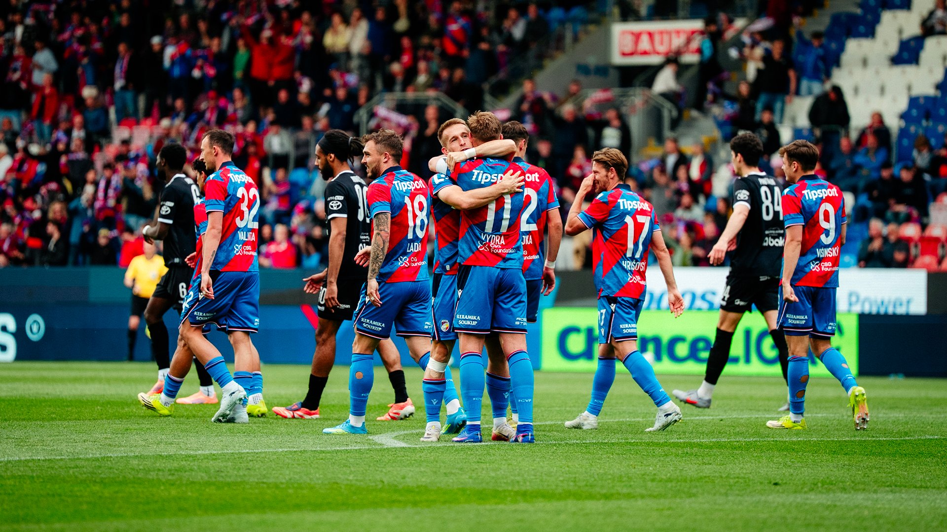 Five goals to finish the season. Viktoria crushed Jablonec at home.