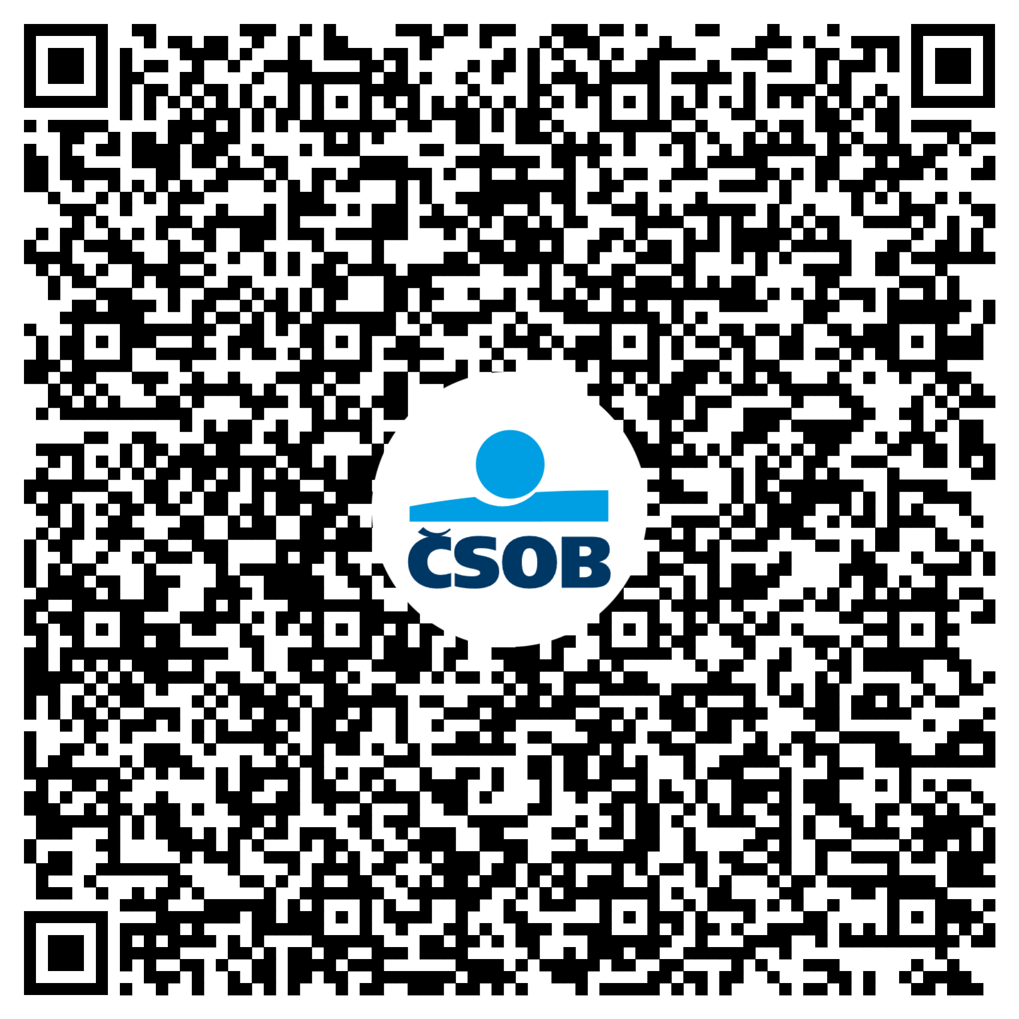 QR kód ČSOB Smart